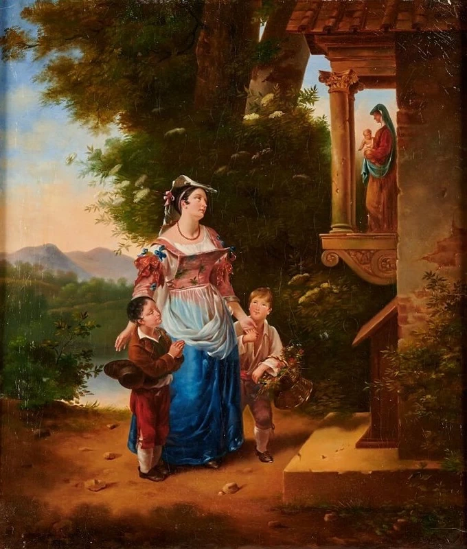La giovane madre o la devozione alla Vergine